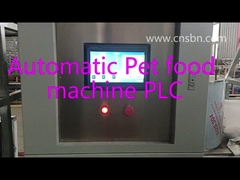 Volledig automatisch huisdier hond kat SLG 70 Twin schroef extruder productielijn met plc-besturing