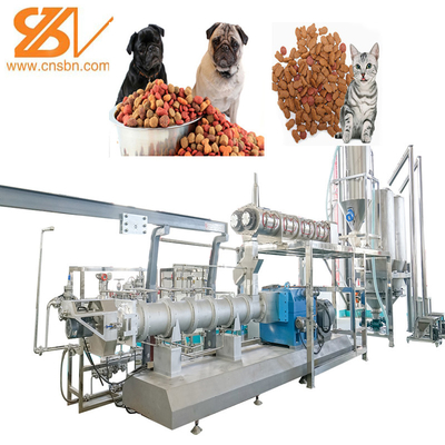 Grote Schaal 1 - 3 T/H de Machine van de Hondcat food fish feed processing van de Voedsel voor huisdierenmachine