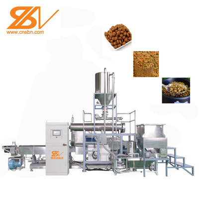 Automatische productielijn voor honden-, katten- en huisdierenvoeding van roestvrij staal 304 met een capaciteit van 150-5000 kg/uur