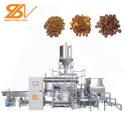 201 roestvrij staal huisdiervoeder lijn, laag geluid hondenvoeder extruder machine