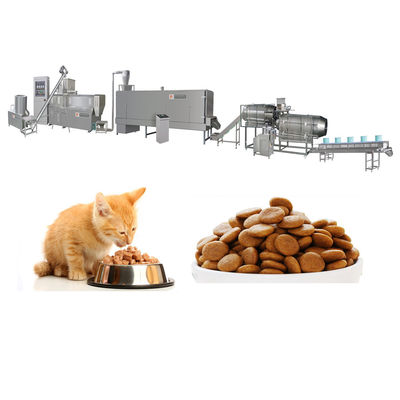 Automatische hondvoederverwerkingsmachine, kattenvoeder productielijn Duurzaam