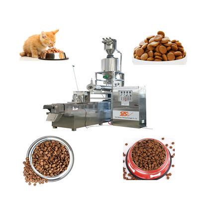 Automatische professionele extruder voor hondenvoeding 3-5 werknemer