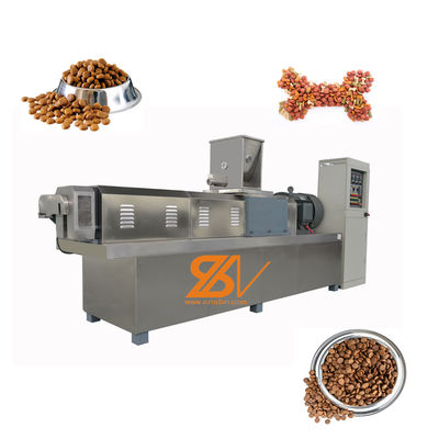 Ss 304 Dual Screw Pet Food Processing Line Automatisch