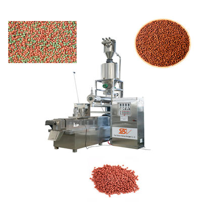 Floating Fish Feed Manufacturing Machinery Lijn voor de verwerking van visvoeders