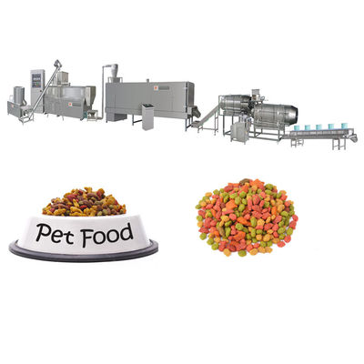 Siemens Motor Twin Screw Pet Food Extruder Verwerkingslijn Voor Productie