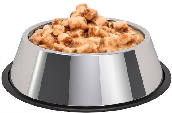 Volautomatische natte hondenvoer extruder productielijn in Saibainuo