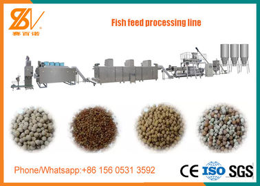 Twin-screw Floating Fish Feed Manufacturing Machinery van roestvrij staal