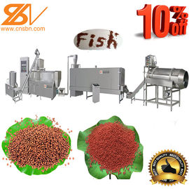 Twin-screw Floating Fish Feed Manufacturing Machinery van roestvrij staal