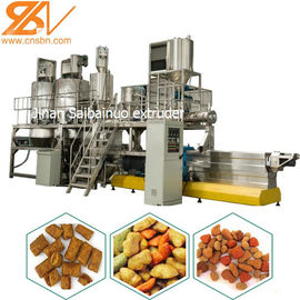 Twin Screw Extruder Automatic Pet Food Machinery met flexibel ontwerp gebaseerd