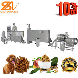 Flexible Twin Screw 200-250 kg/h Extrusieapparatuur voor huisdierenvoeding