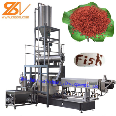 Floating Fish Feed Manufacturing Machinery Lijn voor de verwerking van visvoeders