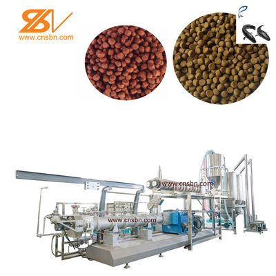 Dubbele Schroef Visvoer Extruder Eenvoudig Grote Capaciteit