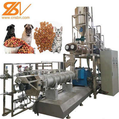 Droge Cat Food Making Machine-van de de lijnhond van de huisdierenverwerking van het de kattenvoedsel voor huisdieren de machineinstallatie
