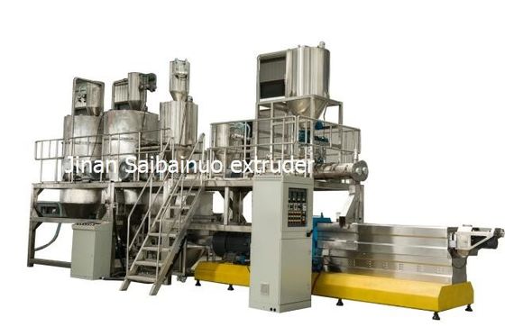 400-500kg/h drijvende van de de Extrudermachine van het Vissenvoer van het de Vissenvoer de Korrelmachine