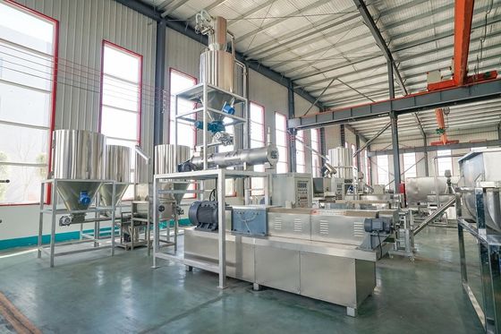 De tweeling van het de Vissenvoer van de Schroefextruder Drijvende Productielijn van de de Korrelmachine