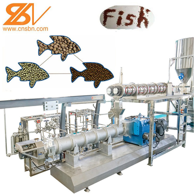 1-3t/H Tilapia van de Aquariumkatvis van de het Voerverwerking van Garnalenvissen de Machineextruder
